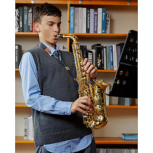 Donner Eastar AS II Alto Saxophone with Stand E for Student Beginner